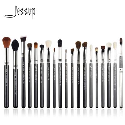 Cina set di pennelli sintetico di trucco di Jessup dei capelli 19pcs con la maniglia di legno in vendita