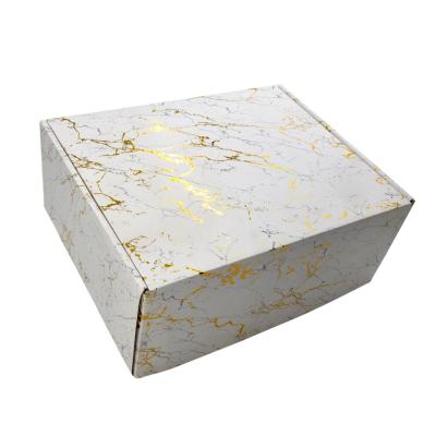 China Recycled Materials Wholesale Corrugated Folding Corrugated Jewelry Box for sale