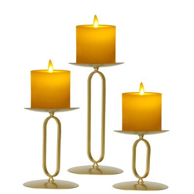 China New arrival fashion design minimalist wrought iron gold wedding table centerpieces wedding table centerpieces stand holders for sale