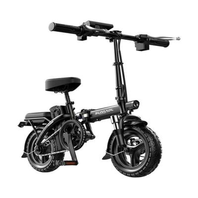 China Wholesale Aluminum Alloy Customized 14 Inch 48v 10 Oh Battery Electric Vehicle Electric Bikes With Pedal For Sale for sale