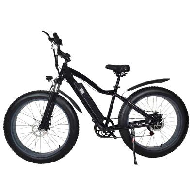 China Aluminum Alloy China Electric Snow Bike 500W Electric Snow Bike 26 Inch Wide Tire Electric Snow Bikes for sale