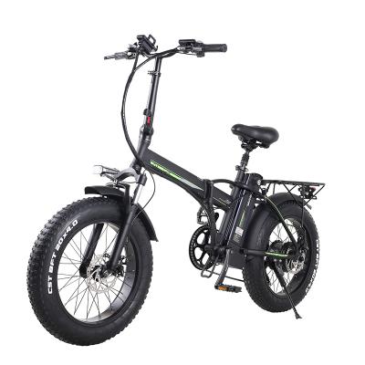 China Alloy 800W 48V 16AH 45KM/H Adult Folding Electric Bicycle E-Bike Mobility Mountain Aluminum 20