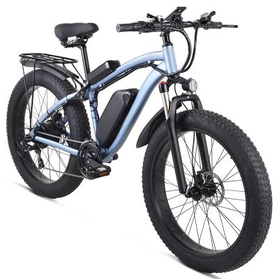 China Aluminum Alloy 1000W 48v 17ah Customized Modern National Colorful Fashion Design E-bicycle 26inch Tire Mountain Bike Electric Bicycle for sale