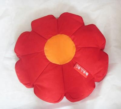 China Modern Flower Shape Cotton Canvas Pouf Manufacturer for sale