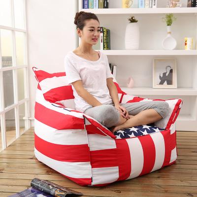 China Armchair 2021, bean bag chair beanbag armchair fashion polyester bean bag chair sofa recliner custom factory creative custom cover removable beanbag chair single seat for sale