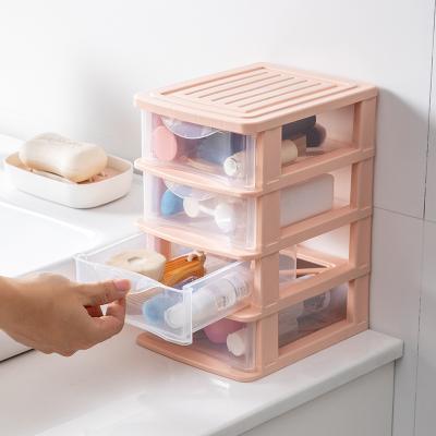 China Modern Multiple Layers PP Material Desktop Storage Drawers Cabinets Plastic Boxes for sale