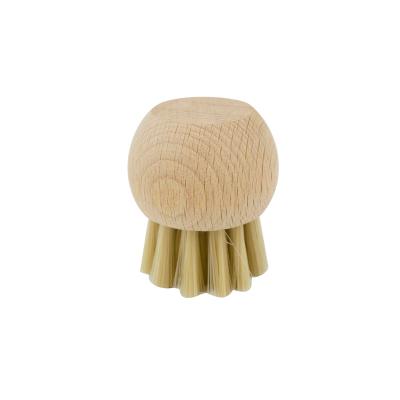 China New Design Kitchen Stocked Vegetable Brush With Tampico Bristle Cleaning Brush for sale