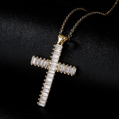 China Wholesale Men's Jewelry Wholesale Items Gothic Vintage Goth Choker Accessories Necklace Gold Romantic Cross Pendant Necklace Men for sale