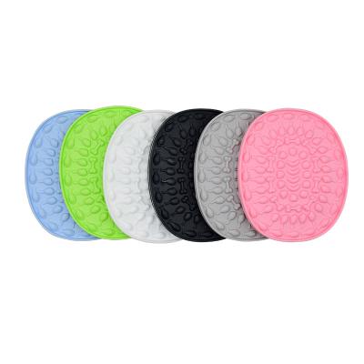 China Sustainable Pet Silicone Pet Food Utensils Sucker Lick Pad Anti-Clogging Slow Food Dog Lick Pad, Pet Licking Pad for sale