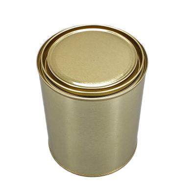 China Factory Directly Sale Chemical Empty 1 Gallon Metal Tin Can With Handle Paint For Paint Packaging for sale