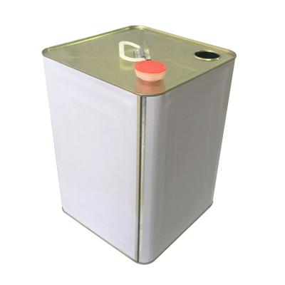 China Other Square 20L Oil Can 20 Liter Chemical Use Metal Can 20 Liter Tin Can for sale