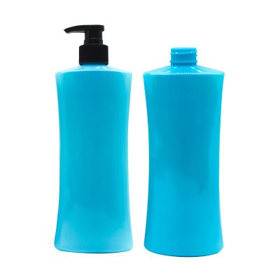 China 400ml PET Cosmetic Wholesale Empty Bottle Shampoo Bottle 400ml With Lotion Pump for sale