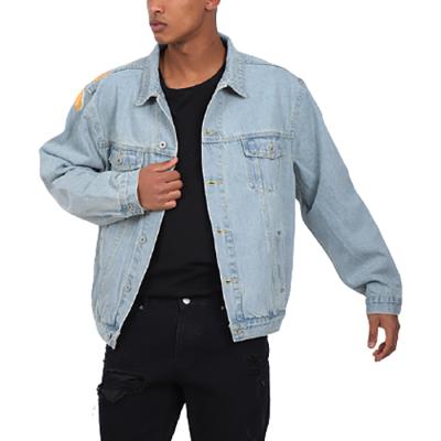 China Billions Anti-Wrinkle High Quality Mens Cotton Jeans Jacket Custom Mens Denim Jacket for sale