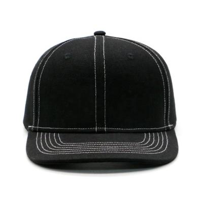 China Factory Price OEM Service JOINT Snapback Half Curved Brim Covers Solid Color Blank Acrylic Snap Back Hats Wholesale for sale