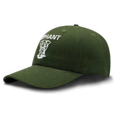 China COMMON Custom Design Green Color Brim Baseball Caps Embroidery Curved Flat Back Logo Snap Baseball Hats for sale