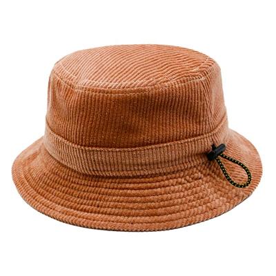 China Daily Use Custom Design OEM Service Corduroy Bucket Hats Kids Size Corduroy Bucket Hats for sale