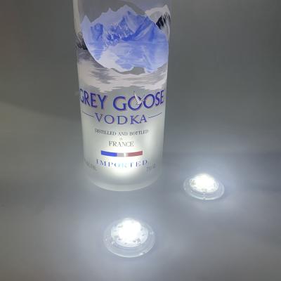 China Switch On Customized Lighting Led Cup Coaster Hard Plastic OEM ODM ODM Led Bottle Light Coaster Pads For Vodka for sale