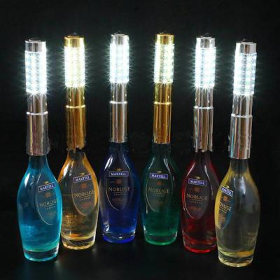 China Light Up Your Party Bar Club Supplies Champagne Bottle Aluminum Alloy Stick Strobe LED Sparkler Service Oriented Light for sale