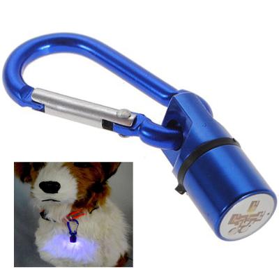 China Manufacturer Thoughtful Colorful Waterproof Metal Led Anti Lost Key Chain Flashing Tag Neck Pendant Light For Dog Or Cat for sale