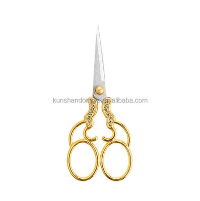 China Retro Stainless Steel Home Handmade Student Office Small Sewing Scissors For Paper for sale