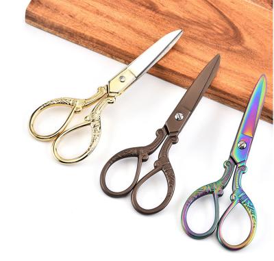 China Wholesale European Retro Style Stainless Steel Vintage Embroidery Sewing Scissors for sale