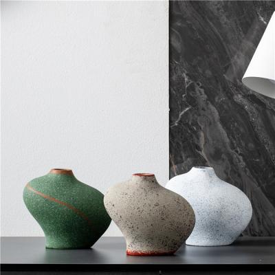 China Modern Interior Decorations Nordic Luxury Custom Vase Ornament Flower Arrangement Wedding Home Decor Vase Ceramic Vases for sale