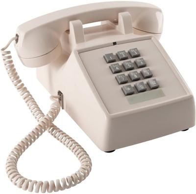 China Modern Amplified Single Line Desk Attached Telephone with Extra Loud Ringer, Ash for sale