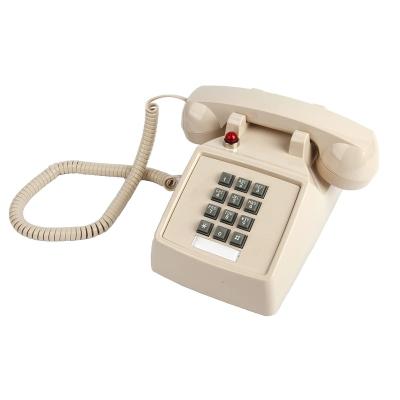 China Retro Single Line Desk Tethered Telephone with Red Indicator, Retro Telephone with Extra Loud Ringer, Land Line Tethered Telephone for Home and School, for sale