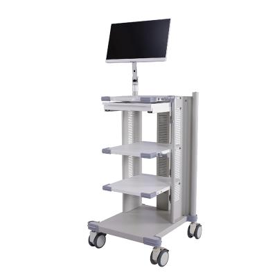 China Medical Metal Endoscopy System Trolley Cart For Olympus Device for sale