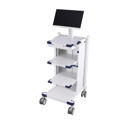 China Metal Hospital High Quality Equipment Medical Endoscopy Trolley For Olympus Device for sale