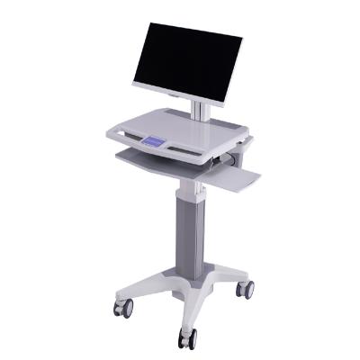 China Commercial Simple All-in-one Computer Cart Hospital Computer Cart for sale