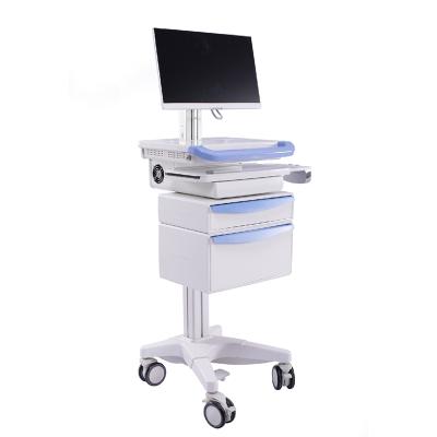 China Hospital Factory Price Hospital Furniture High Quality Computer Trolley Medical Trolley for sale