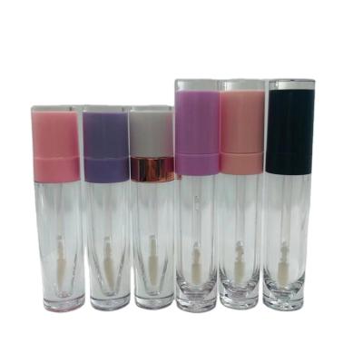 China Wholesale 6ml 8ml Cosmetic Clear Plastic Lip Gloss Tube Lipstick Container for sale