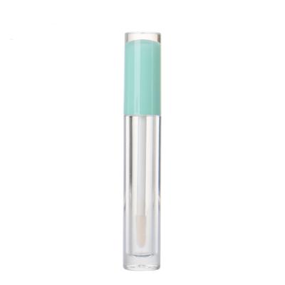 China Manufacturer Plastic Transparent Liquid Lip Gloss Cosmetic Tube Container With Brush for sale