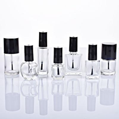 China China Manufacturer Nail Polish Oil Bottle 5ml 10ml 15ml Glass Cosmetic Nail Polish Bottles With Brush Cap for sale