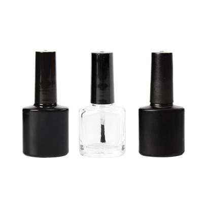 China Cosmetic Empty UV Gel Nail Polish Clear Black Glass Oil Bottle 5ml 8ml 10ml 15ml for sale