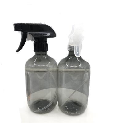 China 2021 Hot Sale Cosmetic 200Ml Cheap Refillable PET Trigger Sprayer Bottle Plastic Square Spray Bottle Plastic for sale