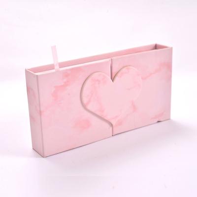 China Recyclable Wholesale Logo Eyelash Packaging Boxes Custom Pink Eyelash Boxes for sale