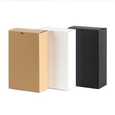 China Eco-friendly Recyclable Recycle Cardboard Folding Craft Gift Packaging Box Brown Kraft Paper Box for sale