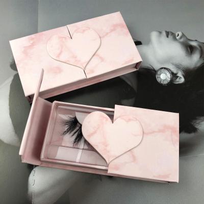 China Recyclable Eyelash Packaging Square Eyelash Boxes Label Empty Eyelash Packaging Box for sale