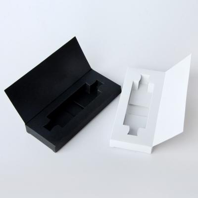 China Recyclable Custom Recycled Cardboard Cardboard Packaging Flat Folding Paper Gift Jewelry Box for sale