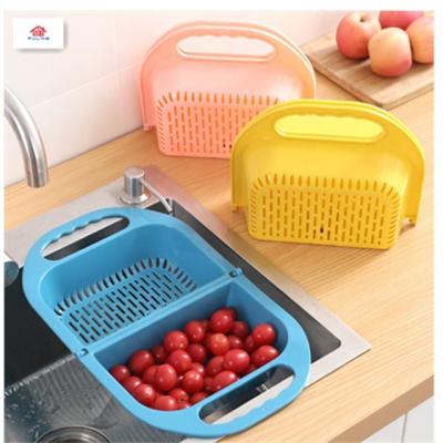 China Amazon Viable Hot Selling Fruit Vegetable Container Multifunctional Plastic Cleaning Basket for sale