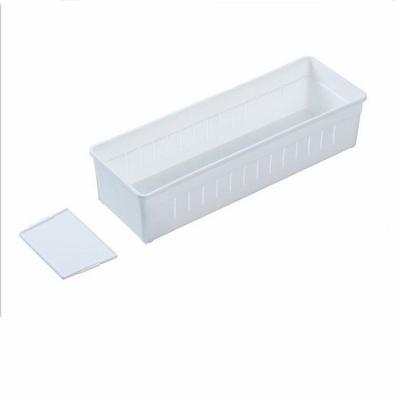 China Viable Home Organizer Plastic Storage Boxes Storage Box Cutlery Separation Box Drawer for sale