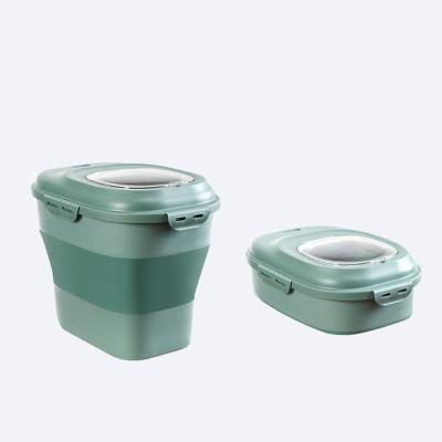 China Collapsible Collapsible Pet Food Container Container Cat Dog Food Box Storage And Folding From China Supplier for sale