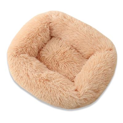 China Best Price Fashionable Super Soft Plush Cat And Dog Pet Bed Sustainable Cute Removable Pet Bed for sale