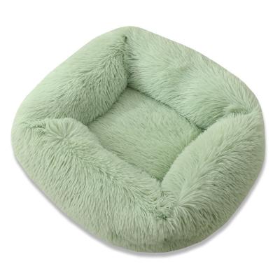 China Sustainable Manufacturer Super Soft And Comfortable Pet Bed For Cats And Dogs Comfortable Multicolor Design Pet Bed for sale