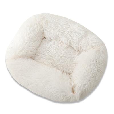 China High Quality Winter Sustainable Newcomer Cotton Pet Bed Comfortable And Soft Plush Bed for sale