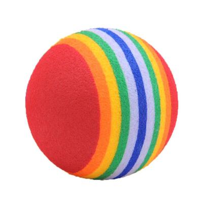 China Viable China New Product Multicolor Cat Toy Ball Cat Toy Ball Best Selling Multicolor Chew Ball for sale