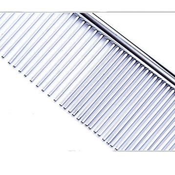 China Factory Wholesale Viable Stainless Steel Pet Metal Needle Hair Comb Dog Flea Comb For Salon for sale