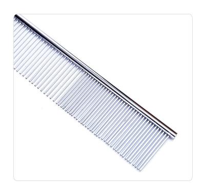 China Best Price Viable High Quality Dog Grooming Anti-Static Straight Dressed Hair Row Dog Hair Comb for sale